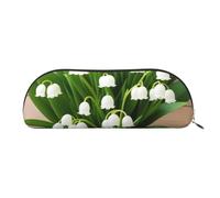 LHFIOHIRG (Lilies of the Valley) Trousse à crayons élégante avec fermeture éclair pour le bureau, l'école, les voyages, doré, One Size, Trousse à crayons