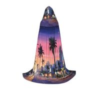 LHFIOHIRG The Old Hollywood Cape longue à capuche pour adolescents avec capuche surdimensionnée pour cosplay, fêtes costumées