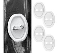 LHGZYD Caches de Loquet de Porte pour BMW X3 Mk6 2008-2015 | Quatre caches souples en silicone amortissent le contact des serrures ; le dos adhésif permet une pose simple et propre.