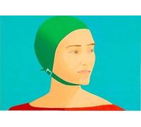LHHJF LJHFA Affiche Abstraite Classique Alex Katz Visage féminin Peinture Murale et tirages Peinture et estampes Mode Décoration intérieure 50x70cm sans Cadre