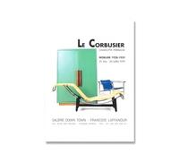 LHHJF LJHFA Affiche Abstraite Le Corbusier Art Mural de Style Nordique Peinture et Impressions Le Corbusier Décoration Moderne 50x70cmx1 sans Cadre