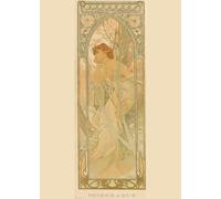 LHHJF LJHFA Affiche Alphonse Mucha Illustration Murale de la déesse des Saisons Peinture et gravures sur Toile d’Alphonse Mucha Décoration Nordique 50x70cm sans Cadre