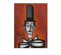 LHHJF LJHFA Affiche Bernard Buffet Abstract《The Clown》Art Mural Bernard Buffet Peinture et Impressions Nordic Home Decor 40x60cmx1 sans Cadre