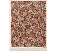LHHJF LJHFA Affiche célèbre de M.C. Escher Art Mural Abstrait Œuvres d’Art Vintage M.C. Escher Peinture et Impressions sur Toile Décoration intérieure 40x60cmx1 sans Cadre