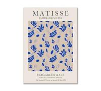 LHHJF LJHFA Affiche Classique d’Henri Matisse Art Mural Abstrait en Feuilles Peinture et gravures sur Toile de Henri Matisse Décoration Moderne 40x60cm sans Cadre