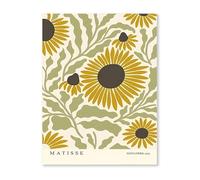 LHHJF LJHFA Affiche Classique d’Henri Matisse Illustration Murale Abstraite de Fleurs Peinture et gravures sur Toile Tableau de décoration Moderne 40x60cm sans Cadre