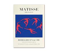 LHHJF LJHFA Affiche Classique d’Henri Matisse Peinture Murale de Danse Vintage Peinture et Impressions sur Toile Tableau de décoration Moderne 40x60cm sans Cadre