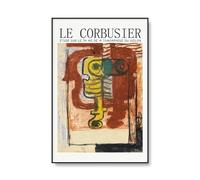 LHHJF LJHFA Affiche Classique de Le Corbusier Art Mural Moderne du Milieu du siècle Peinture et Impressions sur Toile Le Corbusier Tableau de décoration Nordique 50x70cm sans Cadre