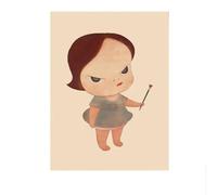 LHHJF LJHFA Affiche créative Yoshitomo Nara Art Mural Abstrait Peinture et Impressions sur Toile Yoshitomo Nara Tableau de décoration intérieure Moderne 40x60cmx1 sans Cadre