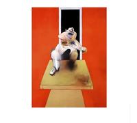 LHHJF LJHFA Affiche cubiste de Francis Bacon Figurine Abstraite Art Mural Francis Bacon Peinture sur Toile et estampes Tableau de décoration Nordique 50x70cmx1 sans Cadre
