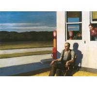 LHHJF LJHFA Affiche d’Edward Hopper Esthétique Abstraite Art Mural Peinture et gravures d’Edward Hopper Tableau de décoration Nordique 40x60cmx1 sans Cadre