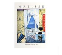 LHHJF LJHFA Affiche d’Exposition Henri Matisse Nature Morte Vase Art Mural Henri Matisse Peinture et estampes Décoration intérieure Tableau 40x60cmx1 sans Cadre
