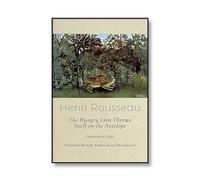 LHHJF LJHFA Affiche d’Exposition Henri Rousseau Animaux de la Jungle Peinture sur Toile Peinture Murale et estampes d’Henri Rousseau Décor intérieur 40x60cmx1 sans Cadre