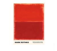 LHHJF LJHFA Affiche d’Exposition Mark Rothko Art Mural rétro Minimaliste Mark Rothko Peinture et estampes sur Toile Tableau de décoration intérieure 50x70cm sans Cadre