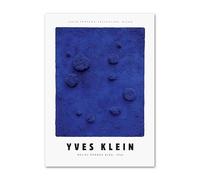 LHHJF LJHFA Affiche d’Exposition Yves Klein Art Mural français Moderne Peinture et estampes sur Toile Peinture et estampes Mode Décoration intérieure 40x60cmx1 sans Cadre