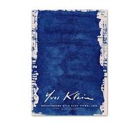 LHHJF LJHFA Affiche d’Exposition Yves Klein Art Mural français Moderne Peinture et estampes sur Toile Peinture et estampes Mode Décoration intérieure 40x60cmx1 sans Cadre