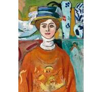 LHHJF LJHFA Affiche d’Henri Matisse Portrait d’Une Femme Art Mural Henri Matisse Peinture sur Toile et Impressions Décoration Nordique 40x60cmx1 sans Cadre