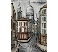 LHHJF LJHFA Affiche de Buffet Bernard Architecture Esthétique Art Mural Bernard Buffet Toile Peinture et Estampes Tableau de décoration intérieure Nordique 40x60cm sans Cadre