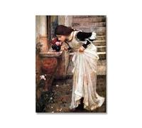 LHHJF LJHFA Affiche de John William Waterhous Art Mural de Style Nordique Peinture et gravures sur Toile de John William Waterhous Tableau de décoration intérieure 40x60cm sans Cadre