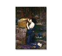 LHHJF LJHFA Affiche de John William Waterhous Art Mural de Style Nordique Peinture et gravures sur Toile de John William Waterhous Tableau de décoration intérieure 40x60cm sans Cadre