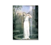 LHHJF LJHFA Affiche de John William Waterhous Femme rétro Peinture Murale de John William Waterhous Peinture et gravures Décoration intérieure 40x60cm sans Cadre