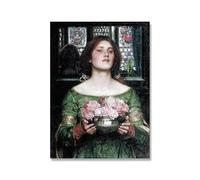 LHHJF LJHFA Affiche de John William Waterhous Femme rétro Peinture Murale de John William Waterhous Peinture et gravures Décoration intérieure 40x60cm sans Cadre