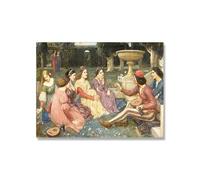 LHHJF LJHFA Affiche de John William Waterhous Figurines rétro Illustrations murales Peinture et gravures sur Toile de John William Waterhous Tableau de décoration intérieure 40x60cm sans Cadre