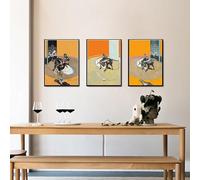 LHHJF LJHFA Affiche de l’Artiste célèbre Francis Bacon Art Abstrait Mural de Corrida Francis Bacon Peinture sur Toile et estampes Décoration intérieure 40x60cmx3 sans Cadre