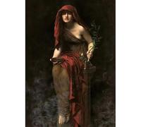 LHHJF LJHFA Affiche de la Femme Affiche John William Waterhous Portrait Mural Peinture et gravures sur Toile de John William Waterhous Décoration intérieure 40x60cm sans Cadre