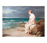 LHHJF LJHFA Affiche de la Femme Affiche John William Waterhous Portrait Mural Peinture et gravures sur Toile de John William Waterhous Décoration intérieure 40x60cm sans Cadre