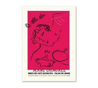 LHHJF LJHFA Affiche de Marc Chagall Surréalisme Art Mural Abstrait Peinture et gravures sur Toile Marc Chagall Décoration du Salon de la Maison Image 40x60cm sans Cadre
