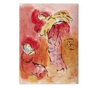 LHHJF LJHFA Affiche de Marc Chagall Surréalisme Art Mural Abstrait Peinture et gravures sur Toile Marc Chagall Décoration du Salon de la Maison Image 40x60cm sans Cadre