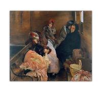 LHHJF LJHFA Affiche De Mode Joaquin Sorolla《Commerce des Esclaves Blancs》Art Mural Joaquin Sorolla Peinture sur Toile Et Impressions pour Décoration Intérieure Image 60x70cm sans Cadre