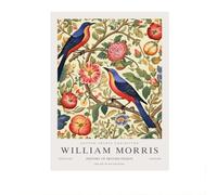 LHHJF LJHFA Affiche de musée William Morris Vintage Feuille Fleur Animal Toile Art Mural William Morris Impressions et Peinture Décoration d'intérieur Photo 50x70cm sans Cadre