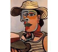 LHHJF LJHFA Affiche de Pablo Picasso, Personnage Abstrait, Art Mural, Peinture sur Toile et Impressions, décoration Nordique pour la Maison, Le Salon, 50 x 70 cm, sans Cadre