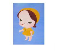LHHJF LJHFA Affiche de poupée de rêve Yoshitomo Nara, Dessin animé Mural, Peinture et Impressions sur Toile de Yoshitomo Nara, décor du Salon, 40x60cmx1 sans Cadre