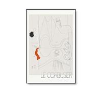 LHHJF LJHFA Affiche des Artistes cubistes Le Corbusier Art Mural Abstrait Peinture et gravures Le Corbusier Tableau de décoration intérieure Nordique 50x70cm sans Cadre