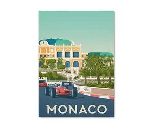 LHHJF LJHFA Affiche des Villes de Voyage Peinture Vintage sur Toile Dessin animé Art Mural et Impressions Nordic Home Décor 40x60cmx1 sans Cadre