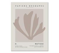 LHHJF LJHFA Affiche d'exposition du musée Henri Matisse Art Mural Abstrait Henri Matisse Peinture sur Toile et Impressions Décoration d'intérieur Moderne Image 50x70cmx1 sans Cadre