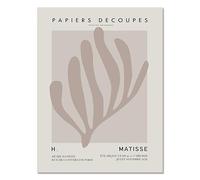 LHHJF LJHFA Affiche d'exposition du musée Henri Matisse Art Mural Abstrait Henri Matisse Peinture sur Toile et Impressions Décoration d'intérieur Moderne Image 50x70cmx1 sans Cadre