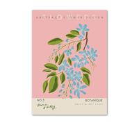 LHHJF LJHFA Affiche esthétique du marché des Fleurs, Art Mural Floral botanique et Impressions, Peinture sur Toile du marché aux Fleurs, Photos de décoration intérieure 40x60cmx1 sans Cadre