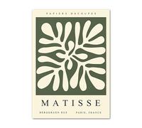 LHHJF LJHFA Affiche Henri Matisse Feuilles de Corail Art Mural Vintage Henri Matisse Peinture sur Toile et Impressions pour la décoration de la Maison Salon Photo 50x70cm sans Cadre