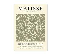 LHHJF LJHFA Affiche Henri Matisse Vintage Feuilles De Corail Art Mural Henri Matisse Peinture sur Toile Et Impressions pour La Décoration De La Maison Salon Photo 40x60cm sans Cadre