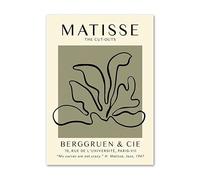 LHHJF LJHFA Affiche Henri Matisse Vintage Feuilles De Corail Art Mural Henri Matisse Peinture sur Toile Et Impressions pour La Décoration De La Maison Salon Photo 40x60cm sans Cadre