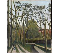 LHHJF LJHFA Affiche impressionniste d’Henri Rousseau Paysage Art Mural Henri Rousseau Peinture et estampes sur Toile Décoration de la Maison Image 50x60cmx1 sans Cadre