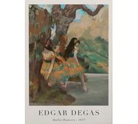 LHHJF LJHFA Affiche impressionniste Edgar Degas Ballerina Danseuse Fille Art Mural Peinture et gravures sur Toile Edgar Degas Décoration intérieure 40x60cm sans Cadre