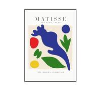 LHHJF LJHFA Affiche Minimaliste d’Henri Matisse Peinture Murale en Feuilles de Corail Peinture et Impressions sur Toile Tableau de décoration Moderne 40x60cm sans Cadre