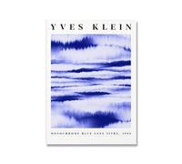 LHHJF LJHFA Affiche Monochrome d’Yves Klein Art Mural Abstrait Bleu Peinture et Impressions sur Toile Yves Klein Décoration de la Maison 40x60cmx1 sans Cadre
