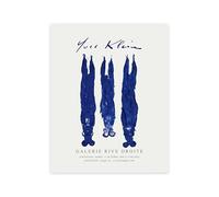 LHHJF LJHFA Affiche Monochrome d’Yves Klein Art Mural Abstrait Bleu Peinture et Impressions sur Toile Yves Klein Décoration de la Maison 40x60cmx1 sans Cadre