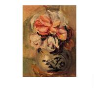 LHHJF LJHFA Affiche Pierre Auguste Renoir Fleurs Illustrations murales Pierre Auguste Renoir Peinture et estampes Décoration intérieure Tableau 50x70cm sans Cadre